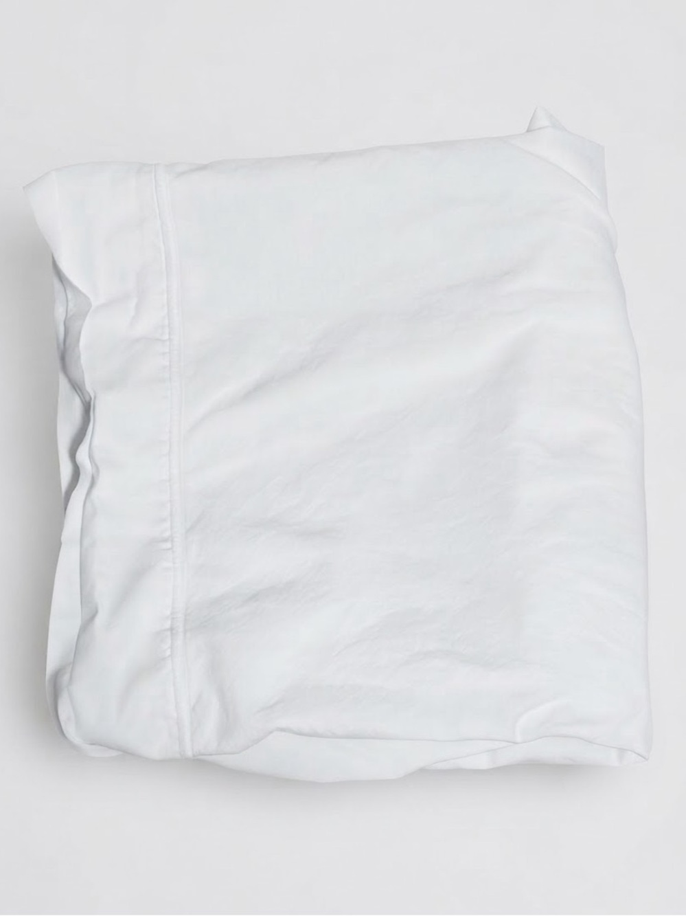 Frette One Bourdon White King Pillowcase Pair - Made in Portugal